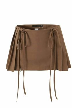 Angie Strappy Mini Skirt - Y2K Summer Grunge Outfit, 90s Fashion, Retro Goth, Y2K Party Look