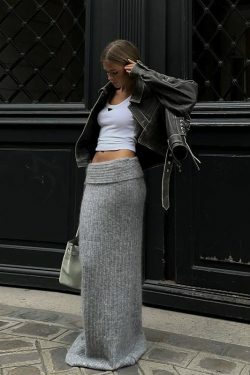 Anorah Knitted Skirt Set - Y2K Summer, 90s Fashion, Grunge, Retro, Pastel Goth, Y2K