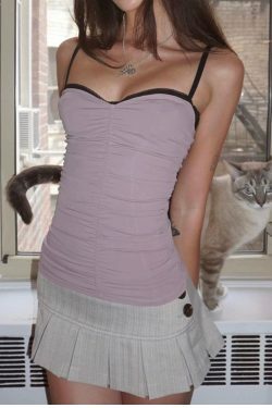 Arleth Y2K Tank Top - Retro 90s Grunge Summer Outfit, Pastel Goth, Hip Hop Fashion