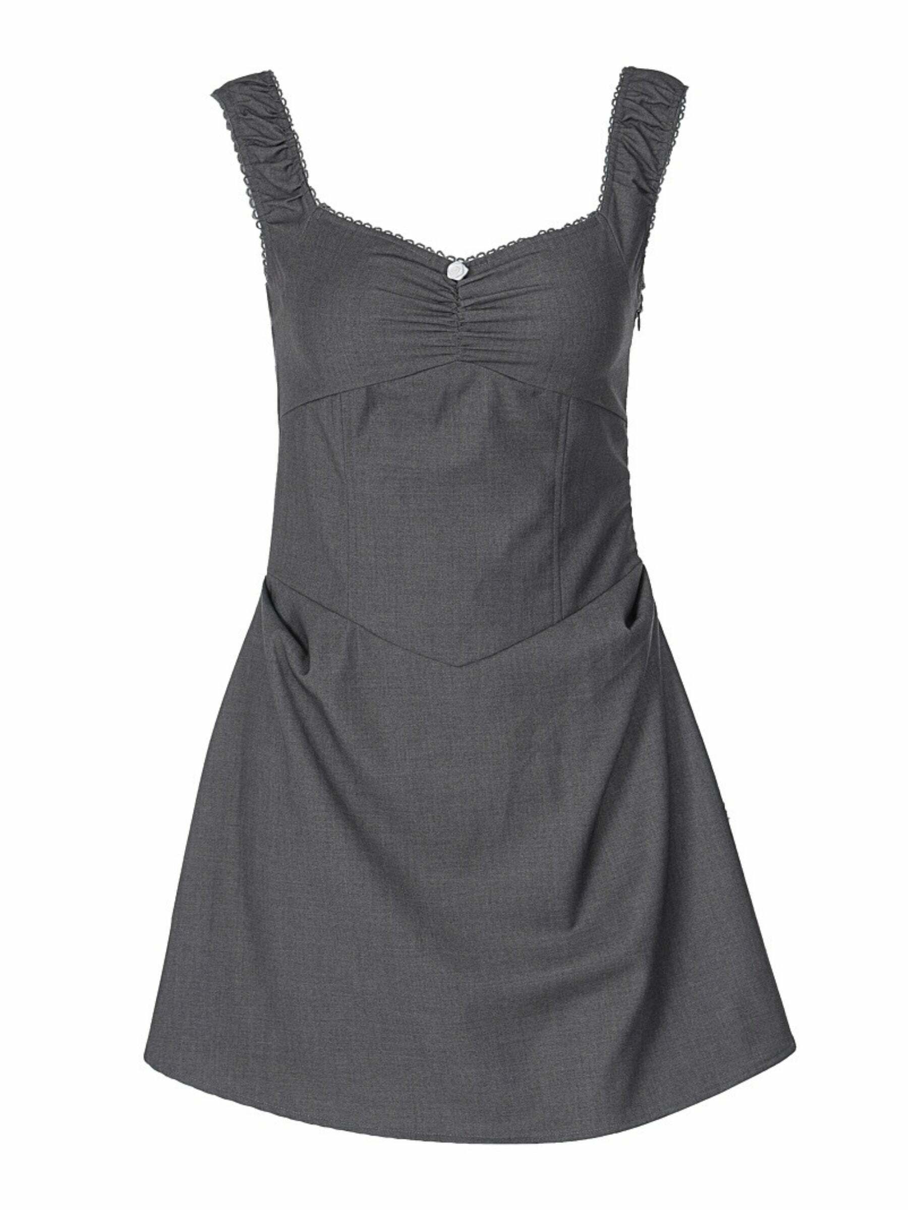 Arnica Mini Dress - Y2K Summer Grunge Outfit, 90s Fashion, Retro Style, Y2K Party Look