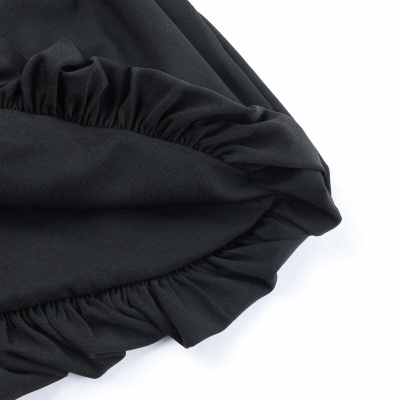 Ashleen Balloon Skirt Mini Dress - Y2K Summer, 90s Grunge, Retro, Pastel Goth, Y2K Party Outfit