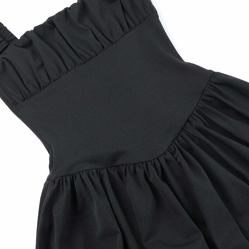 Ashleen Balloon Skirt Mini Dress - Y2K Summer, 90s Grunge, Retro, Pastel Goth, Y2K Party Outfit