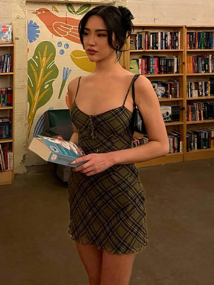 Ashley Mini Dress - Y2K Summer Grunge Outfit, 90s Fashion, Retro Style, Y2K Party & Club Look