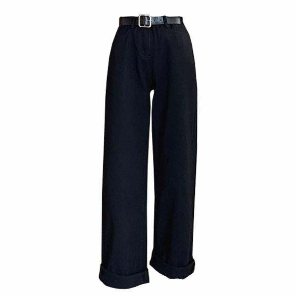 Astoria Wide Leg Jeans - Y2K Summer Grunge, 90s Retro, Pastel Goth, and Hip Hop Fashion