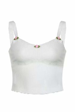 Auset Y2K Tank Top - Retro 90s Grunge, Summer Outfits, Baby Tees, Pastel Goth, Popstar Style