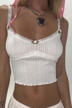 Auset Y2K Tank Top - Retro 90s Grunge, Summer Outfits, Baby Tees, Pastel Goth, Popstar Style