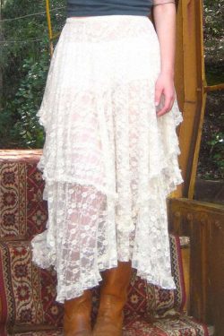 Avalyn Lace Midi Skirt - Y2K Summer, 90s Fashion, Grunge, Retro, Pastel Goth, Y2K Party