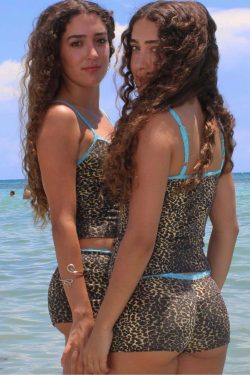 Avigail Leopard Print Short Set - Y2K Summer Grunge Outfit, 90s Fashion, Retro Style