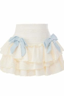 Baby Blue Dollette Y2K Skirt Set - 90s Grunge Summer Outfit, Retro Y2K Fashion