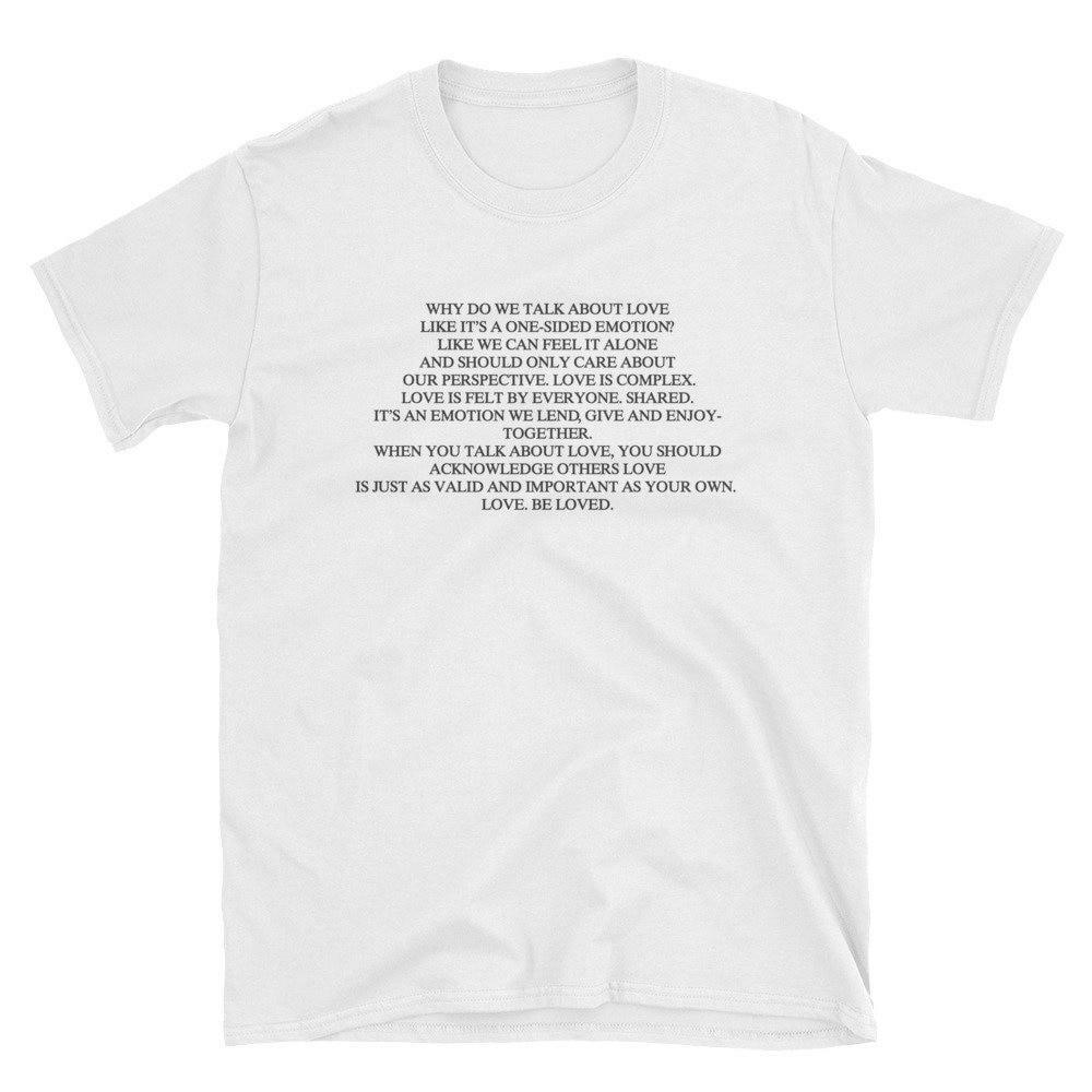 Be Loved' T-Shirt - Y2K Summer Grunge, 90s Retro, Pastel Goth, Y2K Popstar & Club