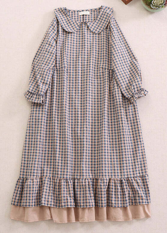 Beautiful Red Plaid Ruffled Cotton Dress - Y2K Summer, 90s Grunge, Retro Style, Baby Tees