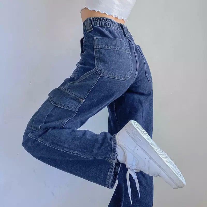 Billie Baggy Jeans - Y2K Summer & 90s Grunge Fashion, Retro Hip Hop, Y2K Club & Party Outfits