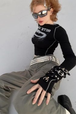 Bite Me Crop Top - Y2K Summer Grunge, 90s Retro, Pastel Goth, Y2K Party & Club Outfits