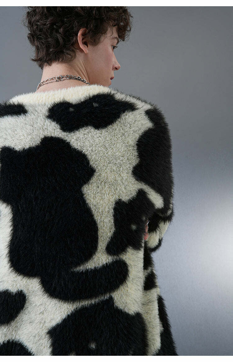 BJHG 'Feline Good' Sweater - Y2K Grunge, 90s Retro, Pastel Goth, Summer Y2K Out