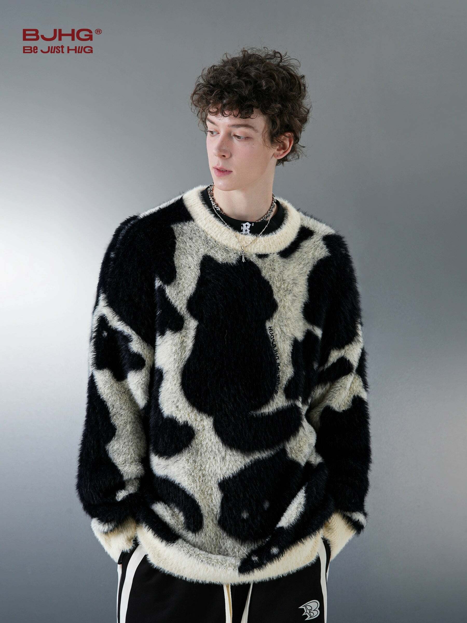 BJHG 'Feline Good' Sweater - Y2K Grunge, 90s Retro, Pastel Goth, Summer Y2K Out