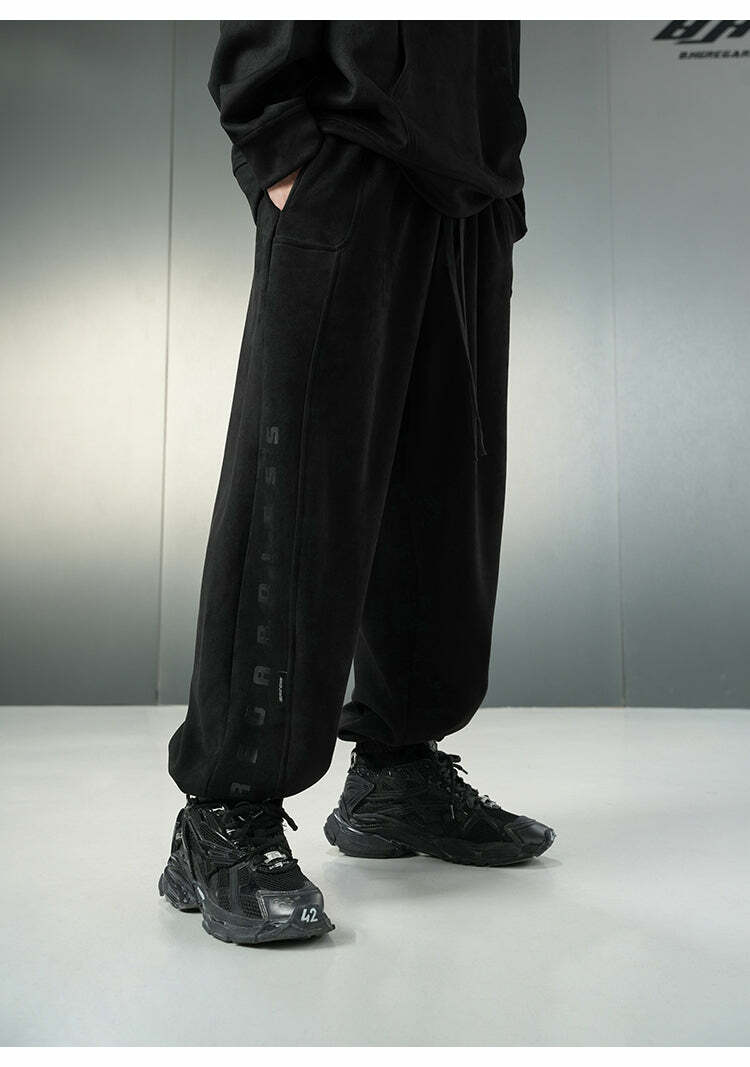 BJHG 'Regardless' Sweatpants - Y2K Grunge, 90s Retro, Summer Outfits, Gothic Y2K Fashion