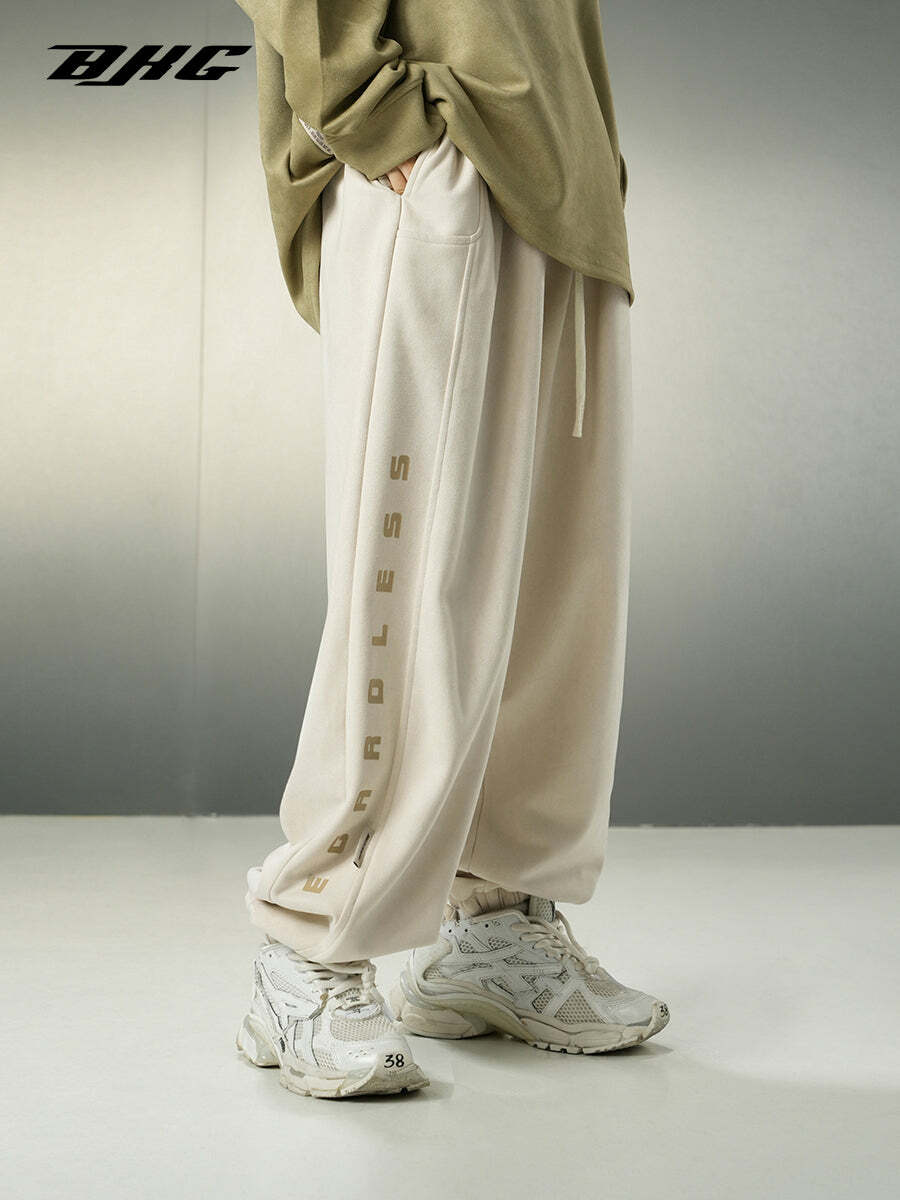 BJHG 'Regardless' Sweatpants - Y2K Grunge, 90s Retro, Summer Outfits, Gothic Y2K Fashion