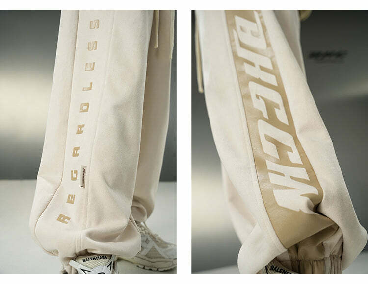 BJHG 'Regardless' Sweatpants - Y2K Grunge, 90s Retro, Summer Outfits, Gothic Y2K Fashion