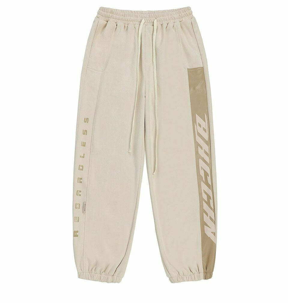 BJHG 'Regardless' Sweatpants - Y2K Grunge, 90s Retro, Summer Outfits, Gothic Y2K Fashion
