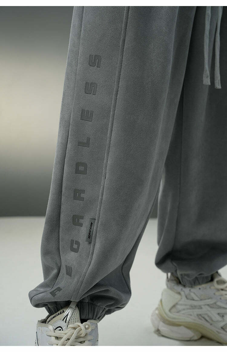 BJHG 'Regardless' Sweatpants - Y2K Grunge, 90s Retro, Summer Outfits, Gothic Y2K Fashion