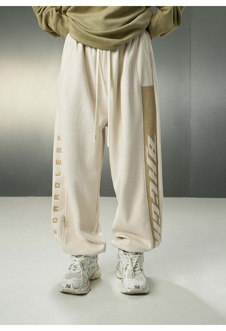 BJHG 'Regardless' Sweatpants - Y2K Grunge, 90s Retro, Summer Outfits, Gothic Y2K Fashion