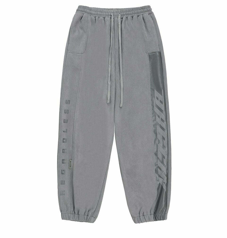 BJHG 'Regardless' Sweatpants - Y2K Grunge, 90s Retro, Summer Outfits, Gothic Y2K Fashion