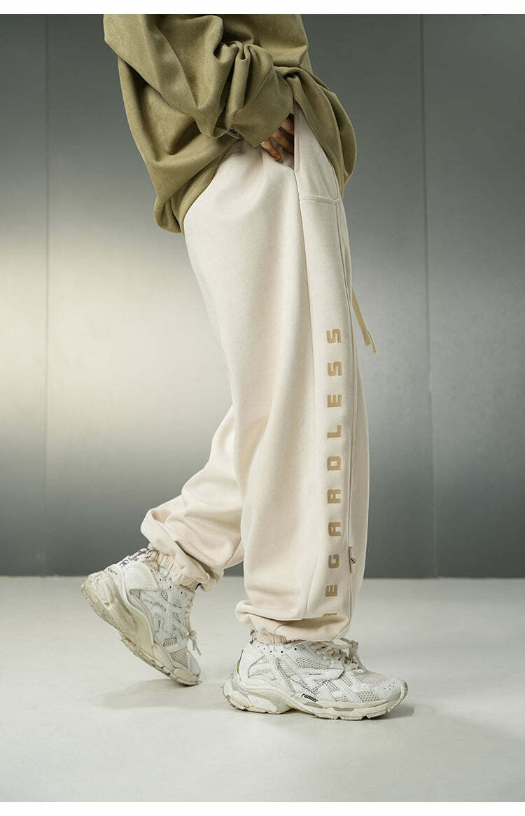 BJHG 'Regardless' Sweatpants - Y2K Grunge, 90s Retro, Summer Outfits, Gothic Y2K Fashion