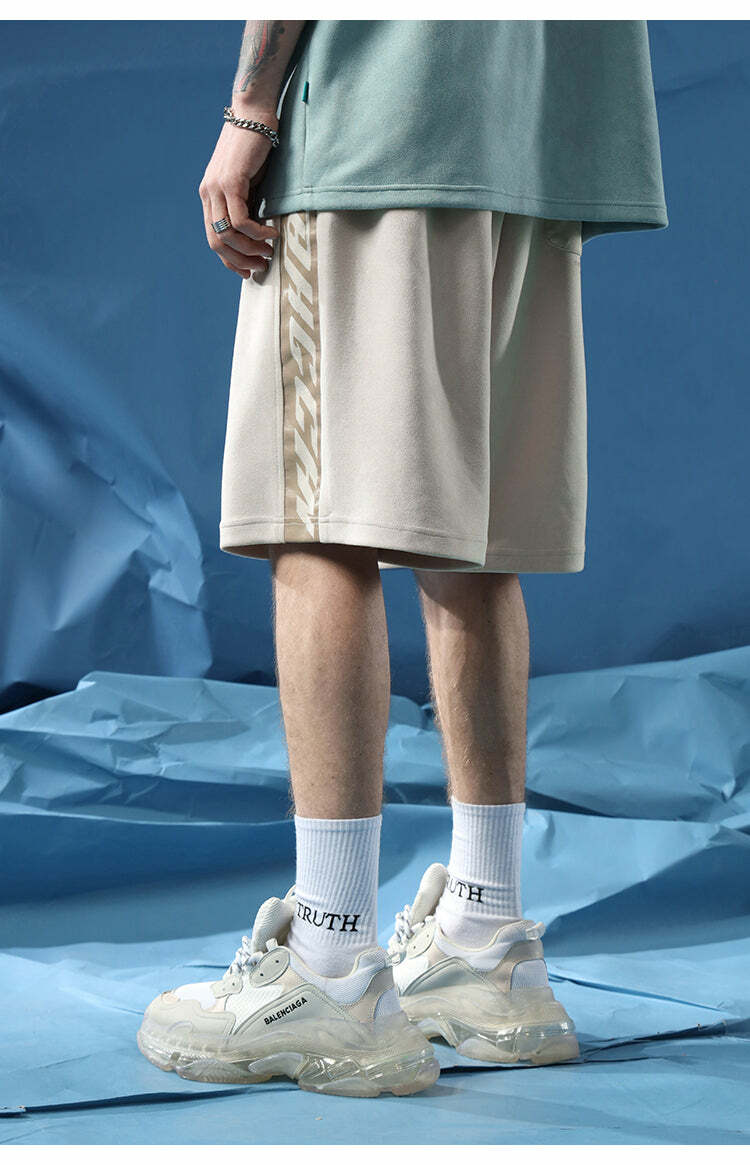 BJHG 'Regardless' Y2K Grunge Basketball Shorts - 90s Retro Summer Outfit for Women