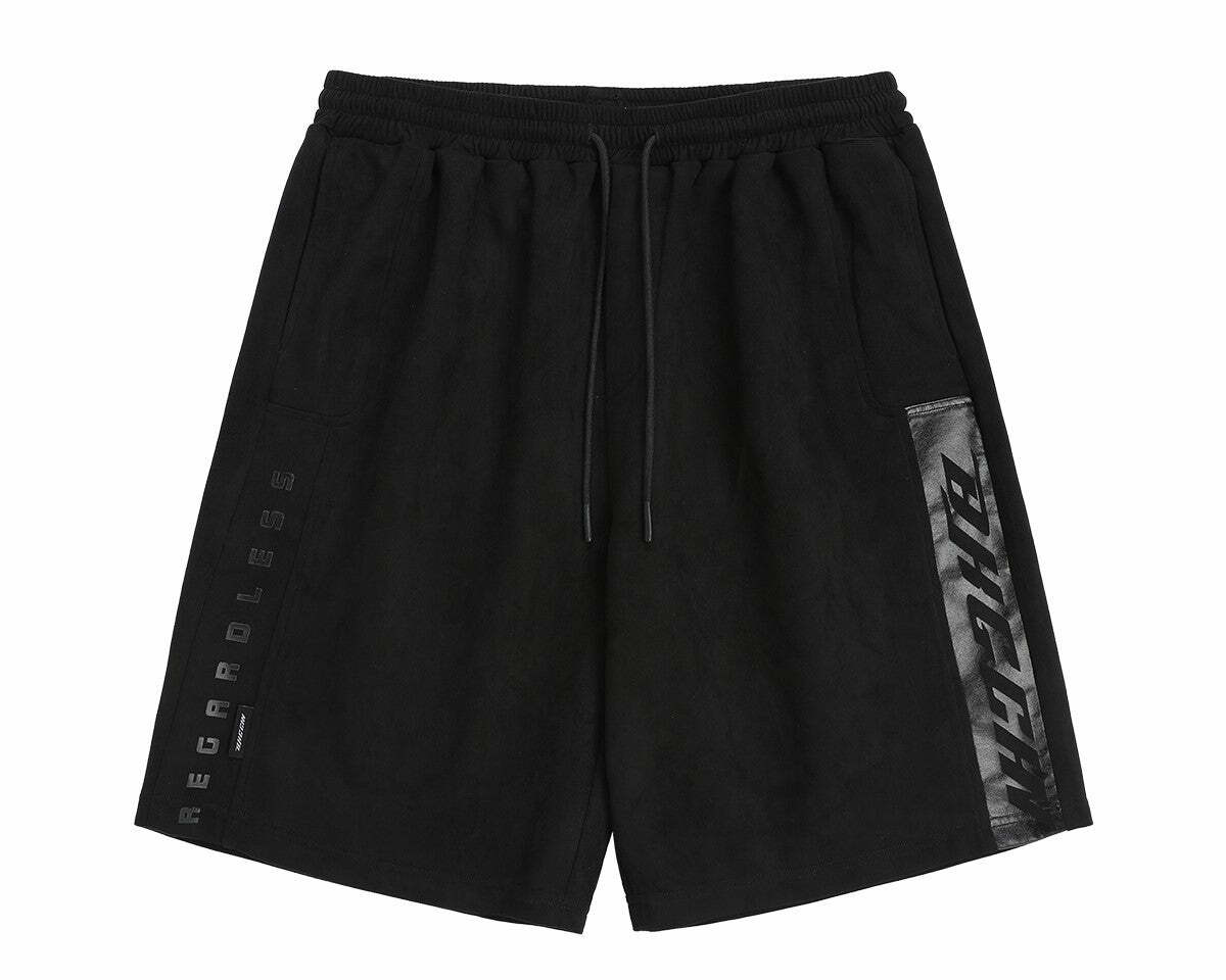 BJHG 'Regardless' Y2K Grunge Basketball Shorts - 90s Retro Summer Outfit for Women