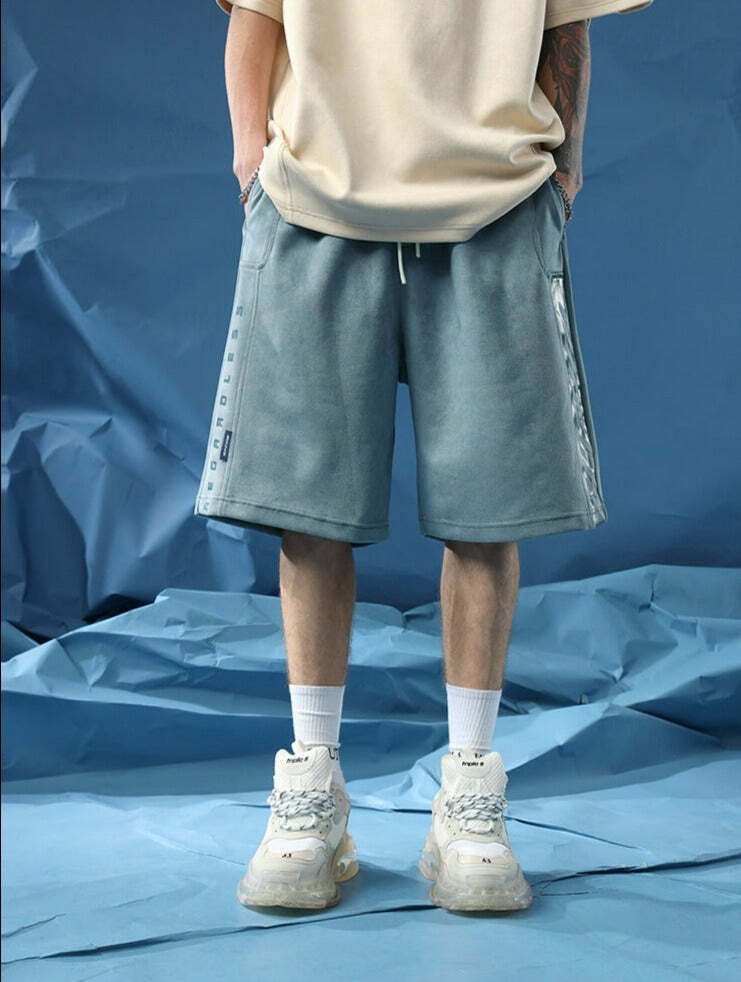 BJHG 'Regardless' Y2K Grunge Basketball Shorts - 90s Retro Summer Outfit for Women
