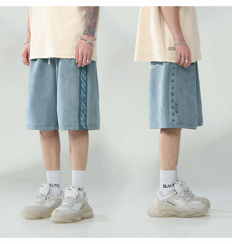 BJHG 'Regardless' Y2K Grunge Basketball Shorts - 90s Retro Summer Outfit for Women
