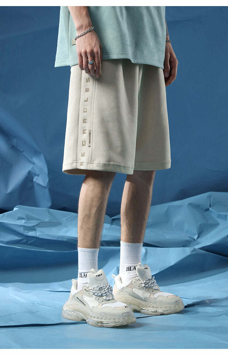 BJHG 'Regardless' Y2K Grunge Basketball Shorts - 90s Retro Summer Outfit for Women