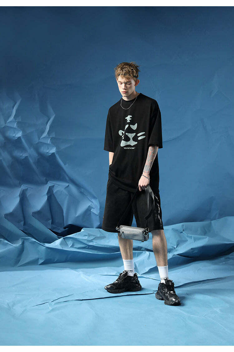 BJHG 'Regardless' Y2K Grunge Basketball Shorts - 90s Retro Summer Outfit for Women