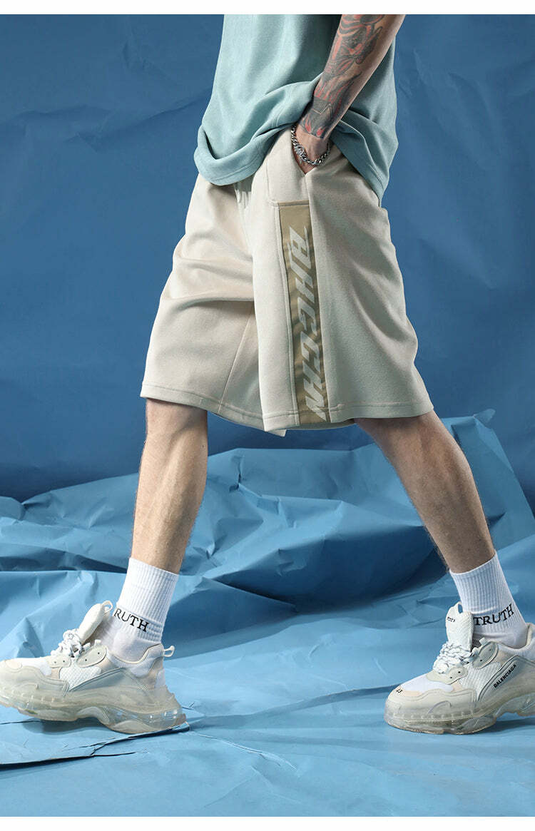 BJHG 'Regardless' Y2K Grunge Basketball Shorts - 90s Retro Summer Outfit for Women