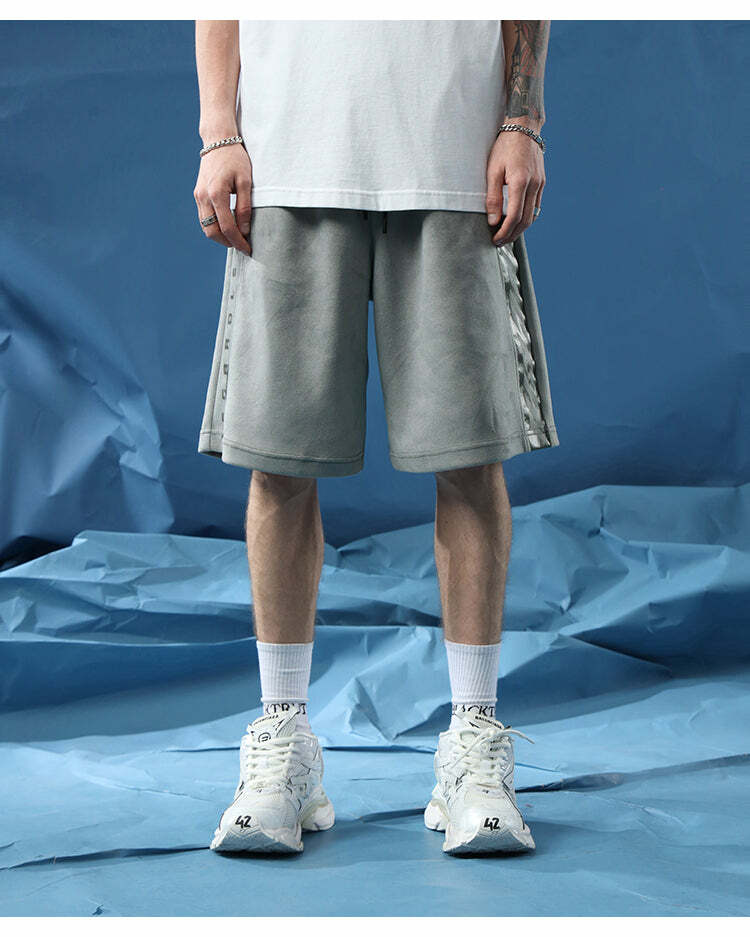 BJHG 'Regardless' Y2K Grunge Basketball Shorts - 90s Retro Summer Outfit for Women