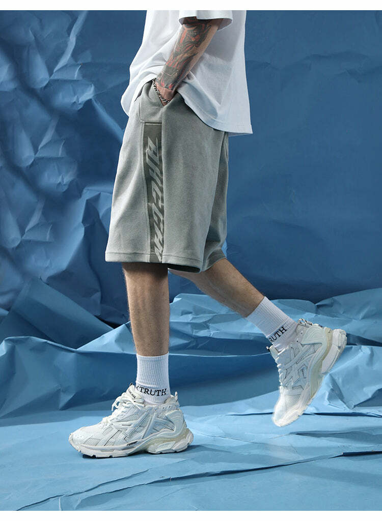 BJHG 'Regardless' Y2K Grunge Basketball Shorts - 90s Retro Summer Outfit for Women