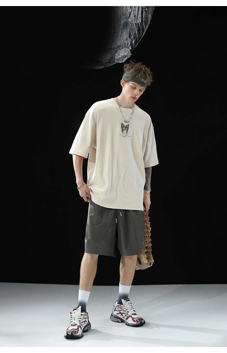 BJHG 3M Reflective Butterfly Tee - Y2K Summer Grunge, 90s Retro, Pastel Goth, Y2K Club