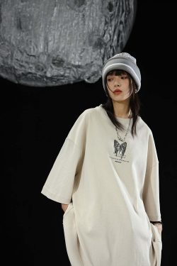 BJHG 3M Reflective Butterfly Tee - Y2K Summer Grunge, 90s Retro, Pastel Goth, Y2K Club