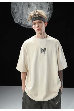 BJHG 3M Reflective Butterfly Tee - Y2K Summer Grunge, 90s Retro, Pastel Goth, Y2K Club