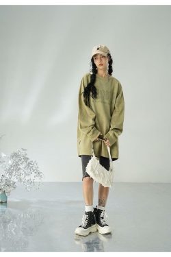 BJHG 3M Reflective Crescent Moon Sweatshirt - Y2K Grunge, 90s Fashion, Retro Style, Y2K Out