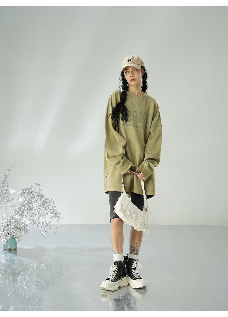BJHG 3M Reflective Crescent Moon Sweatshirt - Y2K Grunge, 90s Fashion, Retro Style, Y2K Out