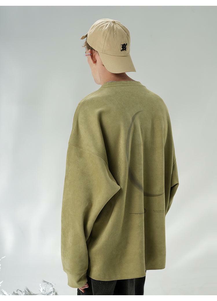 BJHG 3M Reflective Crescent Moon Sweatshirt - Y2K Grunge, 90s Fashion, Retro Summer Outfit