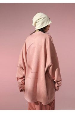 BJHG 3M Reflective Crescent Moon Sweatshirt - Y2K Grunge, 90s Fashion, Retro Summer Outfit