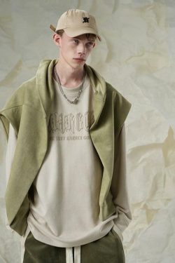 BJHG 3M Reflective Crescent Moon Sweatshirt - Y2K Grunge, 90s Fashion, Retro Summer Outfit