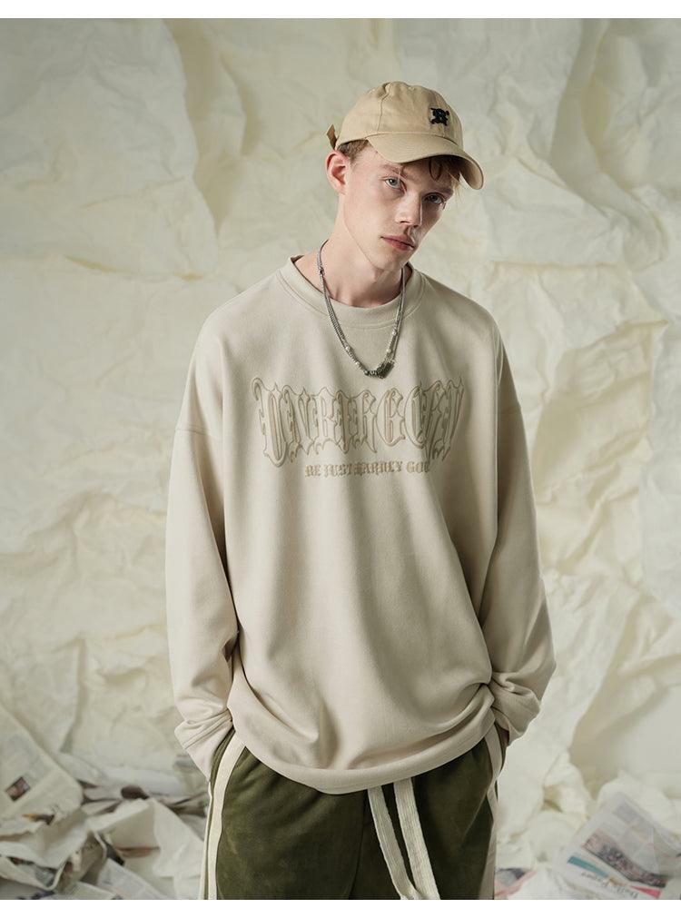 BJHG 3M Reflective Crescent Moon Sweatshirt - Y2K Grunge, 90s Fashion, Retro Summer Outfit