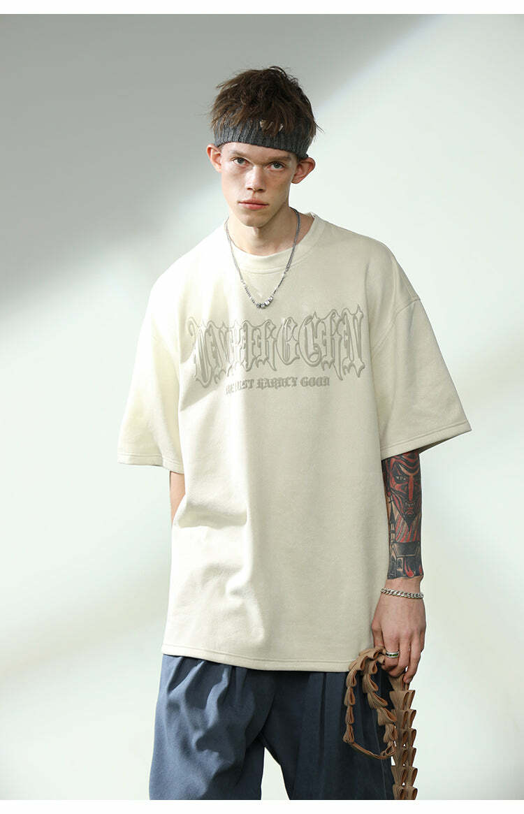 BJHG 3M Reflective Crescent Moon Tee - Y2K Summer Grunge, 90s Retro, Gothic Y2K Fashion