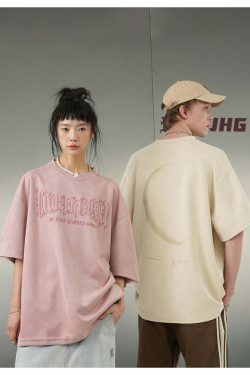 BJHG 3M Reflective Crescent Moon Tee - Y2K Summer Grunge, 90s Retro, Gothic Y2K Fashion