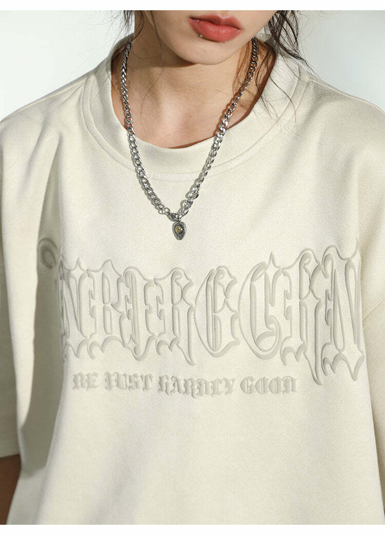 BJHG 3M Reflective Crescent Moon Tee - Y2K Summer Grunge, 90s Retro, Gothic Y2K Fashion