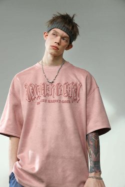 BJHG 3M Reflective Crescent Moon Tee - Y2K Summer Grunge, 90s Retro, Gothic Y2K Fashion