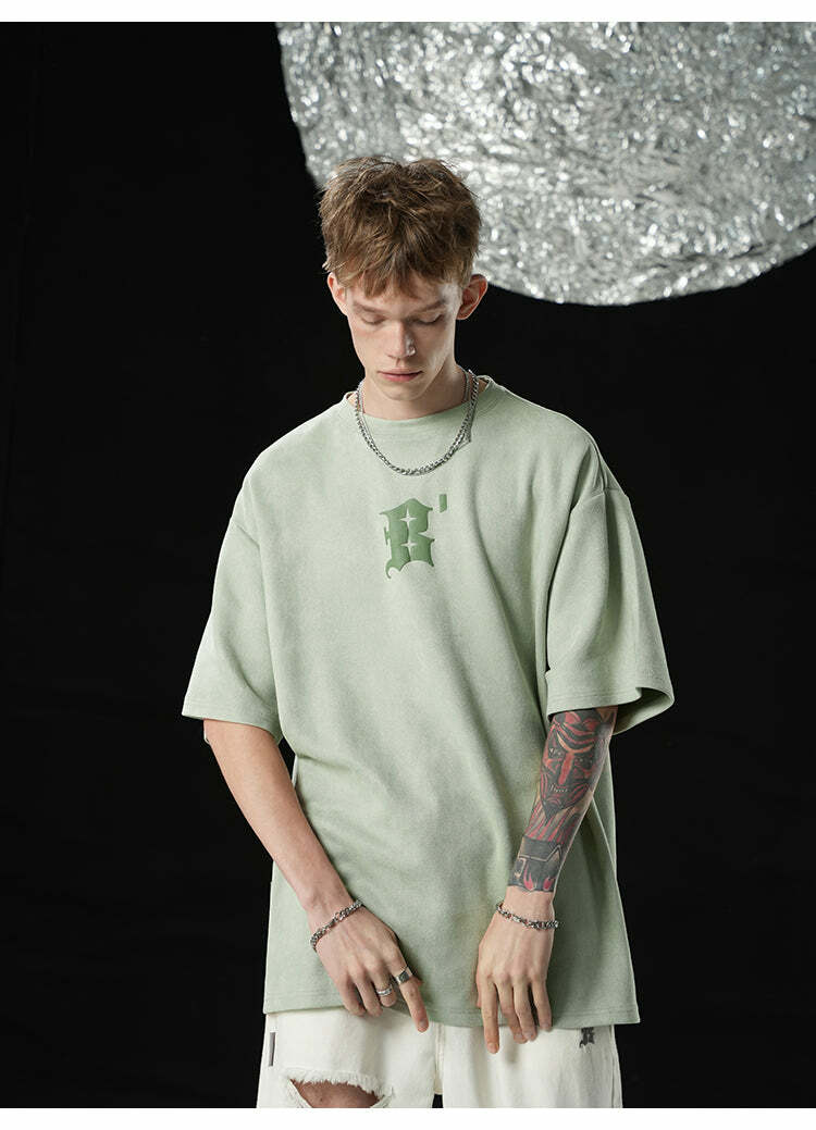 BJHG 3M Reflective Star Spike Tee - Y2K Grunge, 90s Fashion, Retro Style, Y2K Party Out
